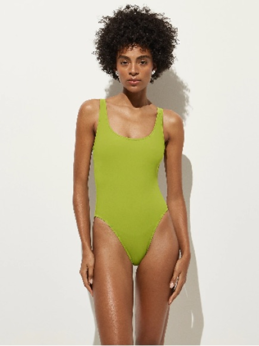NWT J. Crew Claudia One-Piece Swimsuit in Vibrant Fern